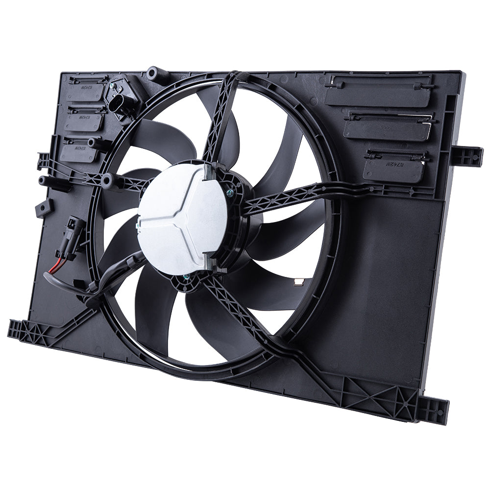 Brock Aftermarket Replacement Cooling Fan Assembly Compatible With 2015-2021 RAM Promaster City 2.4L