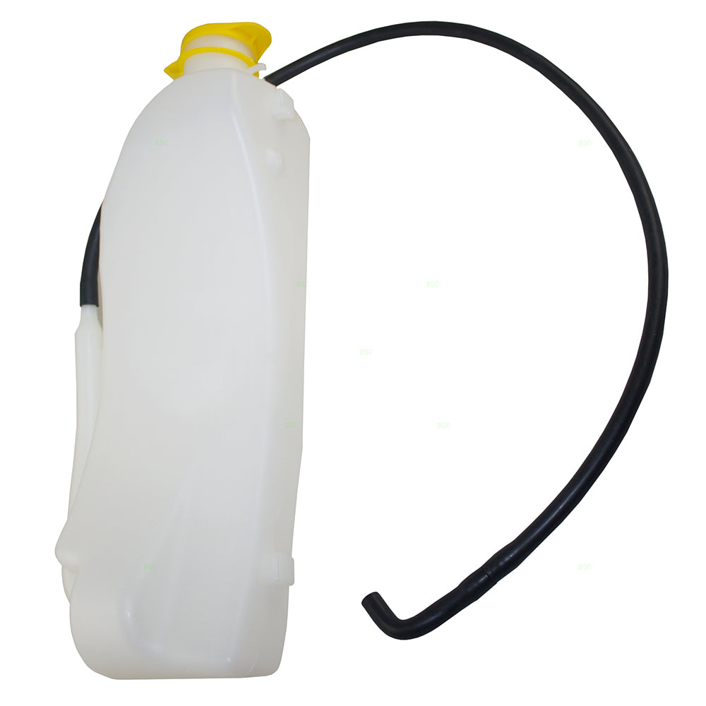 Brock Replacement Coolant Recovery Tank Overflow Expansion Reservoir Bottle w/ Cap & Hose Compatible with 2012-2017 Wrangler 2018 Wrangler JK 68091500AD