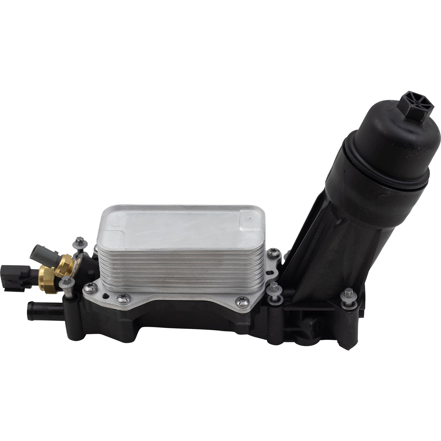 Brock Replacement Engine Oil Filter Housing Adapter with Cooler Assembly Compatible with 2014-2018 Wrangler Grand Caravan 1500 Pickup Truck 3.6L 68105583AC 68105583AF 68105583AE 68105583AD