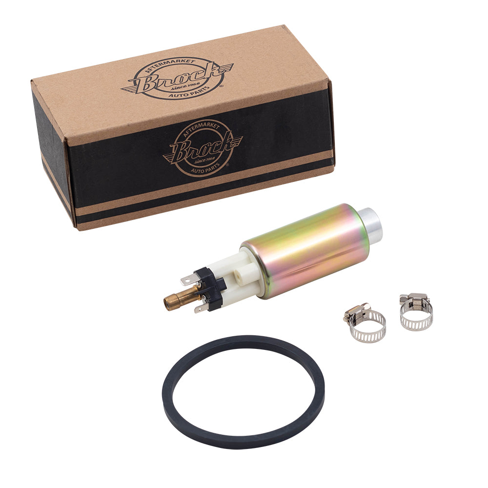 Brock Replacement Electric Fuel Pump with Installation Kit Compatible with 88-90 Van Pickup Truck Dakota Ramcharger 5217866 52004636