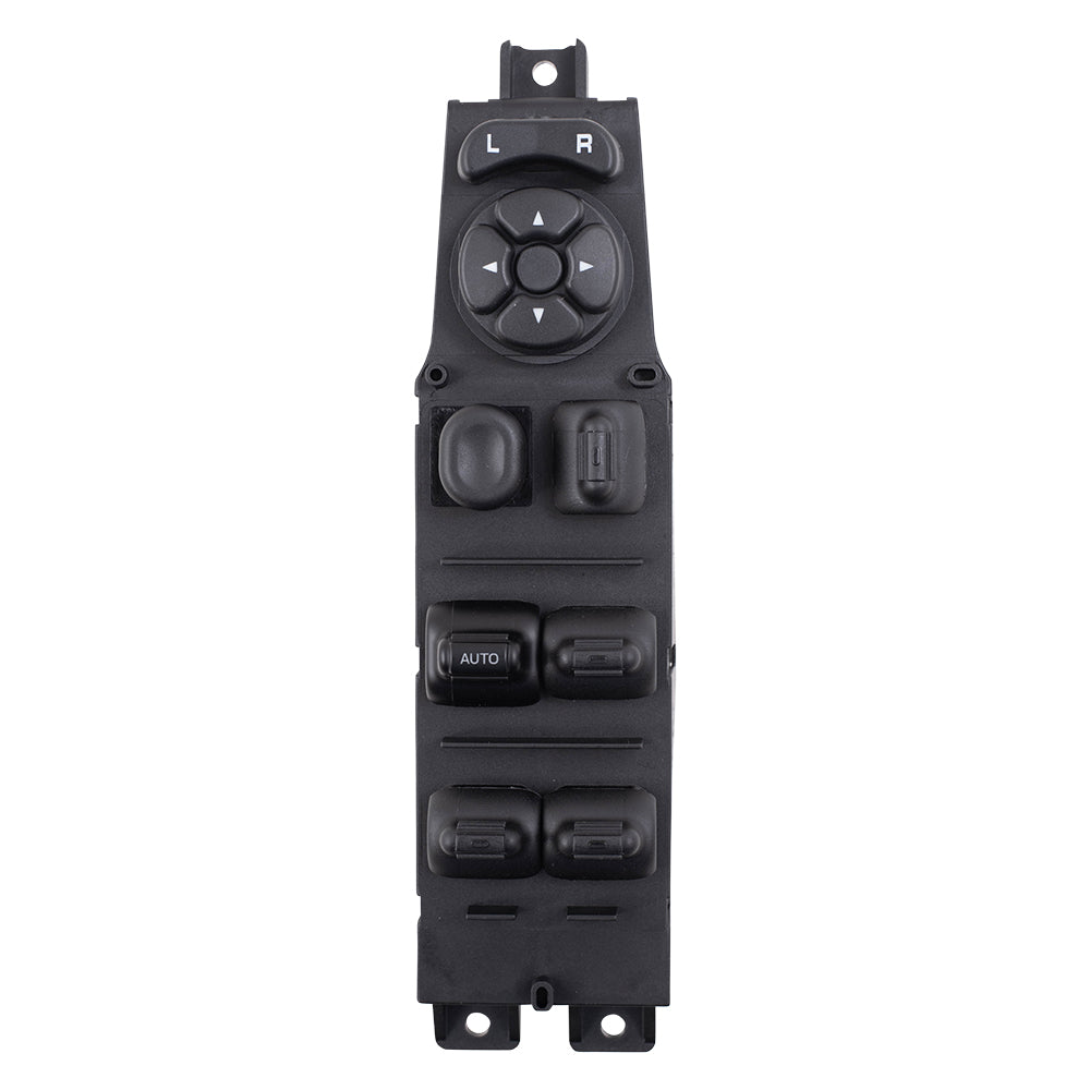Brock Replacement Drivers Front Power Window Switch Compatible with 97-01 4-Door Cherokee 56009449AC