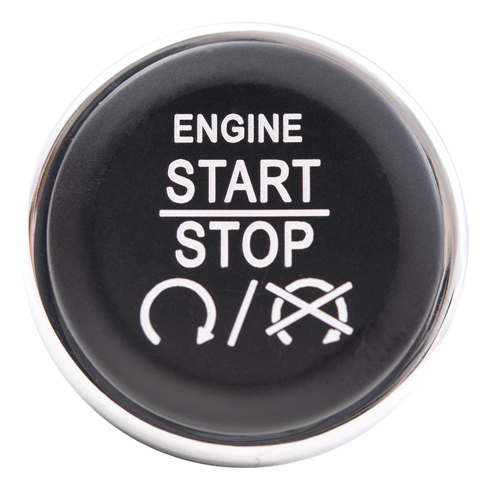 Brock Replacement Ignition Switch Stop/Start Keyless Dash Mount Push Button Compatible with Various Models 1FU931X9AC