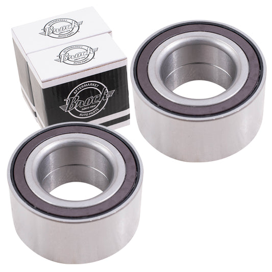 Brock Replacement Pair Set Front Wheel Bearings Compatible with 00-11 Focus Fiesta 2 BE8Z 1215 A D651-33-047B