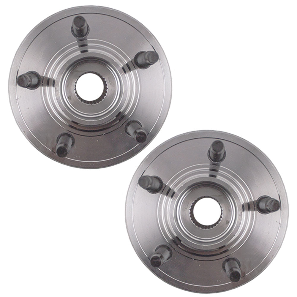 Brock Replacement Pair of Rear Wheel Hub Bearings Repair Kits Compatible with 3L2Z-1109-AA