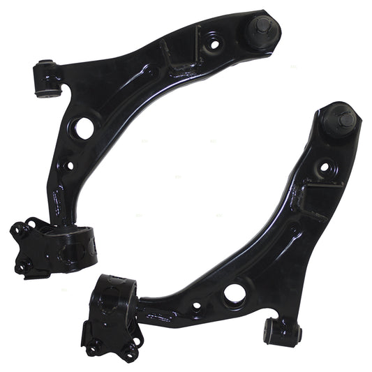 Brock Replacement Pair Set Front Lower Control Arm Kits w/ Ball Joint & Bushings Compatible with 2007-2014 Edge 2007-2015 MKX 8T4Z3079A 8T4Z3078A