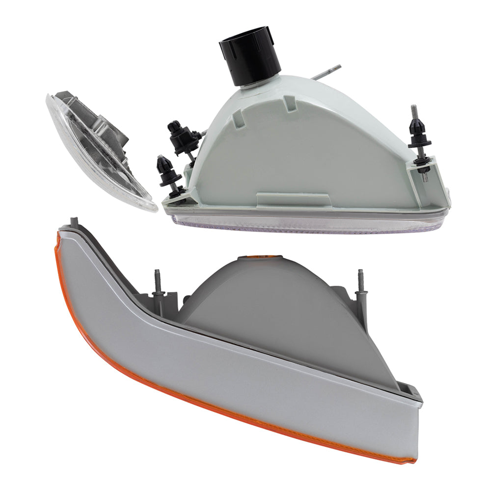 Fits 1992-1996 F150 Bronco Headlights, Corner and Side Park Signal Lights Compatible with F2TZ13008B F2TZ13008A F2TZ15A201D F2TZ15A201C