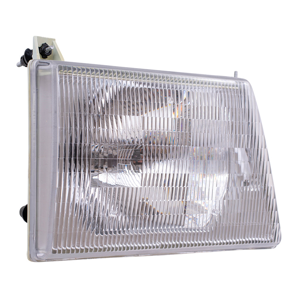 Headlight for 1992-1996 E-150 Econoline 1992-1996 E-250 Econoline 1992-1996 E-350 Econoline F6UZ13008AA Right