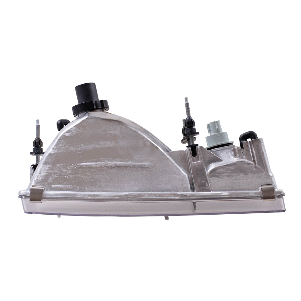 Brock Replacement Drivers Headlight Headlamp Compatible with 1995-1997 Town Car F5VY 13008 B