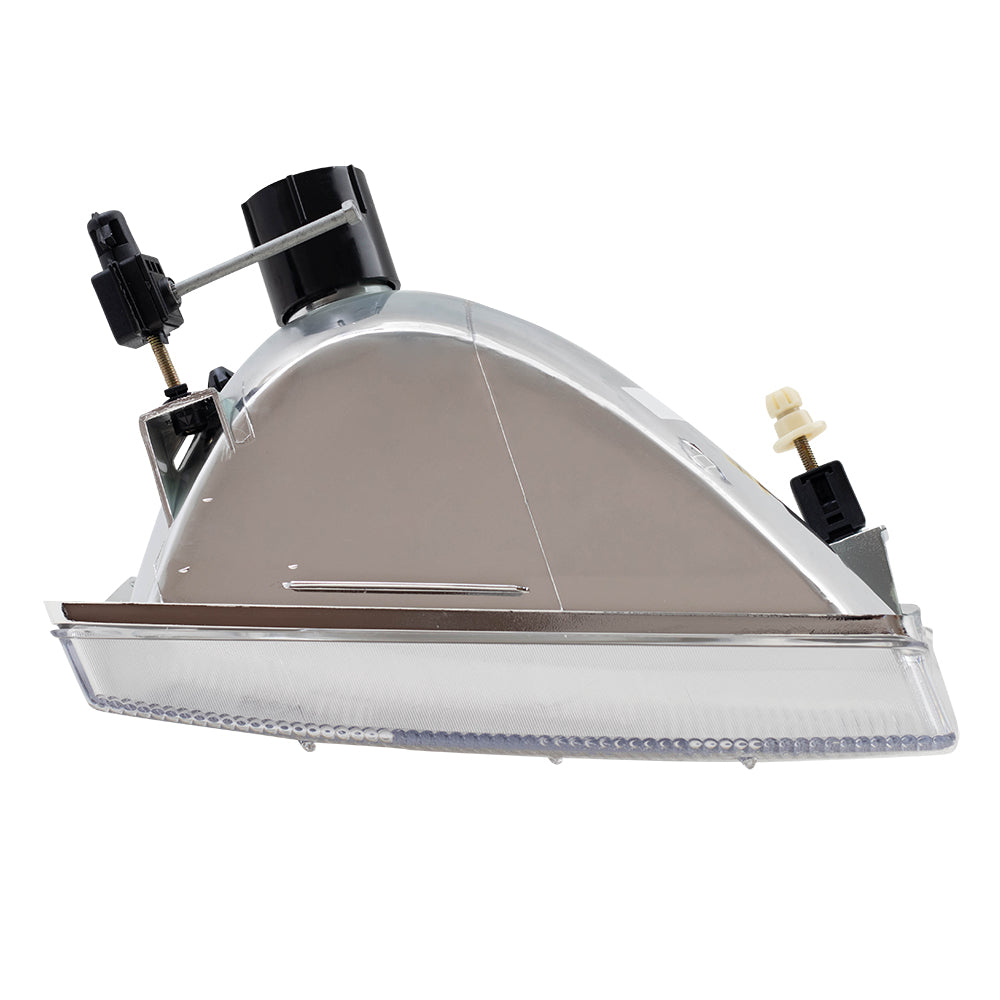 Headlight for 2000-2004 Excursion w/ Lined Center Lens for 1999-2004 F-250 Super Duty for 1999-2004 F-350 Super Duty 1C3Z13008BA Left FO2502147