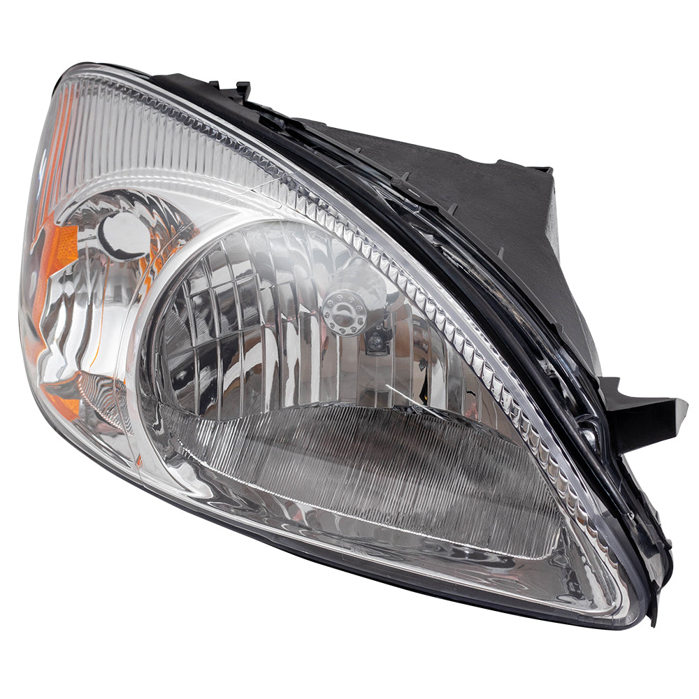 Headlight for 2000-2006 Taurus w/ Chrome Bezel 1F1Z13008AB Set
