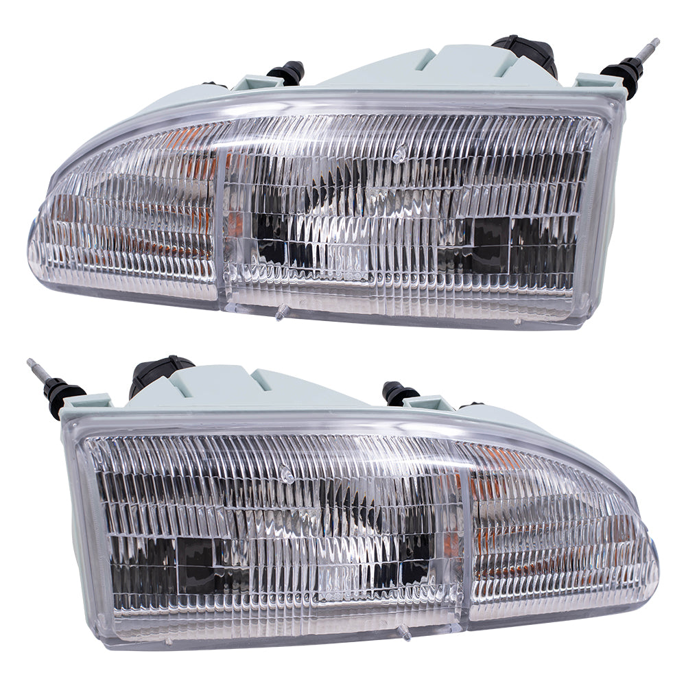 Headlight for 1994-1995 Thunderbird F4SZ13008B Set