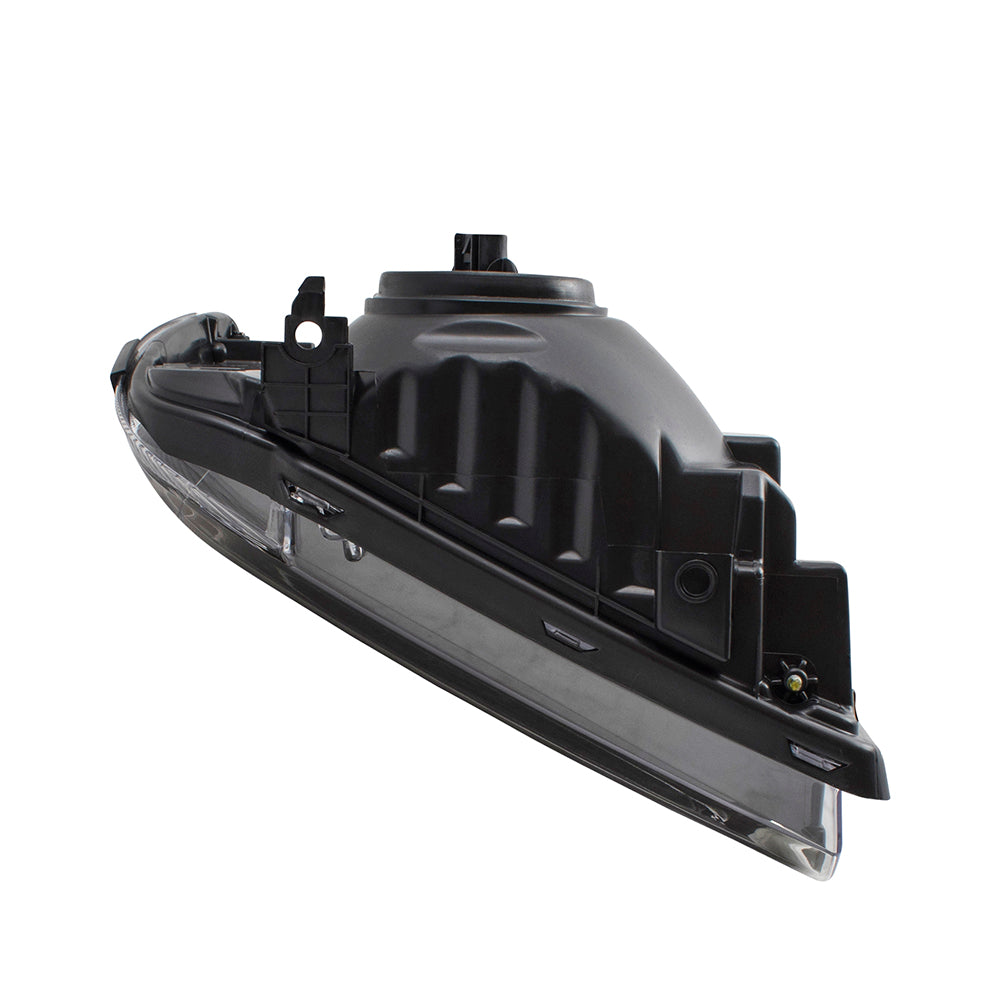 Brock Replacement BROCK Passengers Halogen Headlight w/ Black Bezel Compatible with 05-07 Super Duty Pickup Truck Replaces 6C3Z13008CB FO2503224