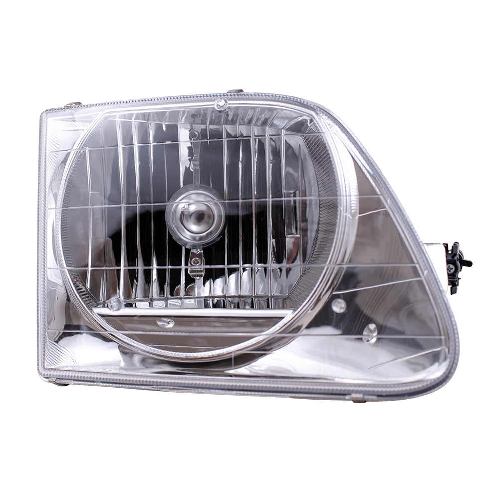 Headlight for 2001-2003 F-150 Lightning Headlamp Exc Harley Davidson 2004-2004 F-150 Heritage 3L3Z13008FA Set