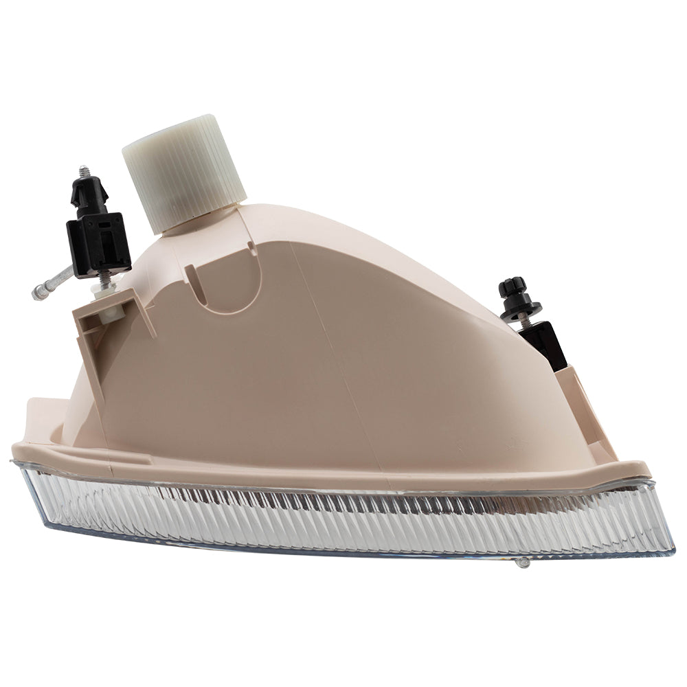 Headlight for 2000-2004 Excursion w/ Clear Center Lens for 1999-2004 F-250 Super Duty for 1999-2004 F-350 Super Duty 2C3Z13008AB Left FO2502183