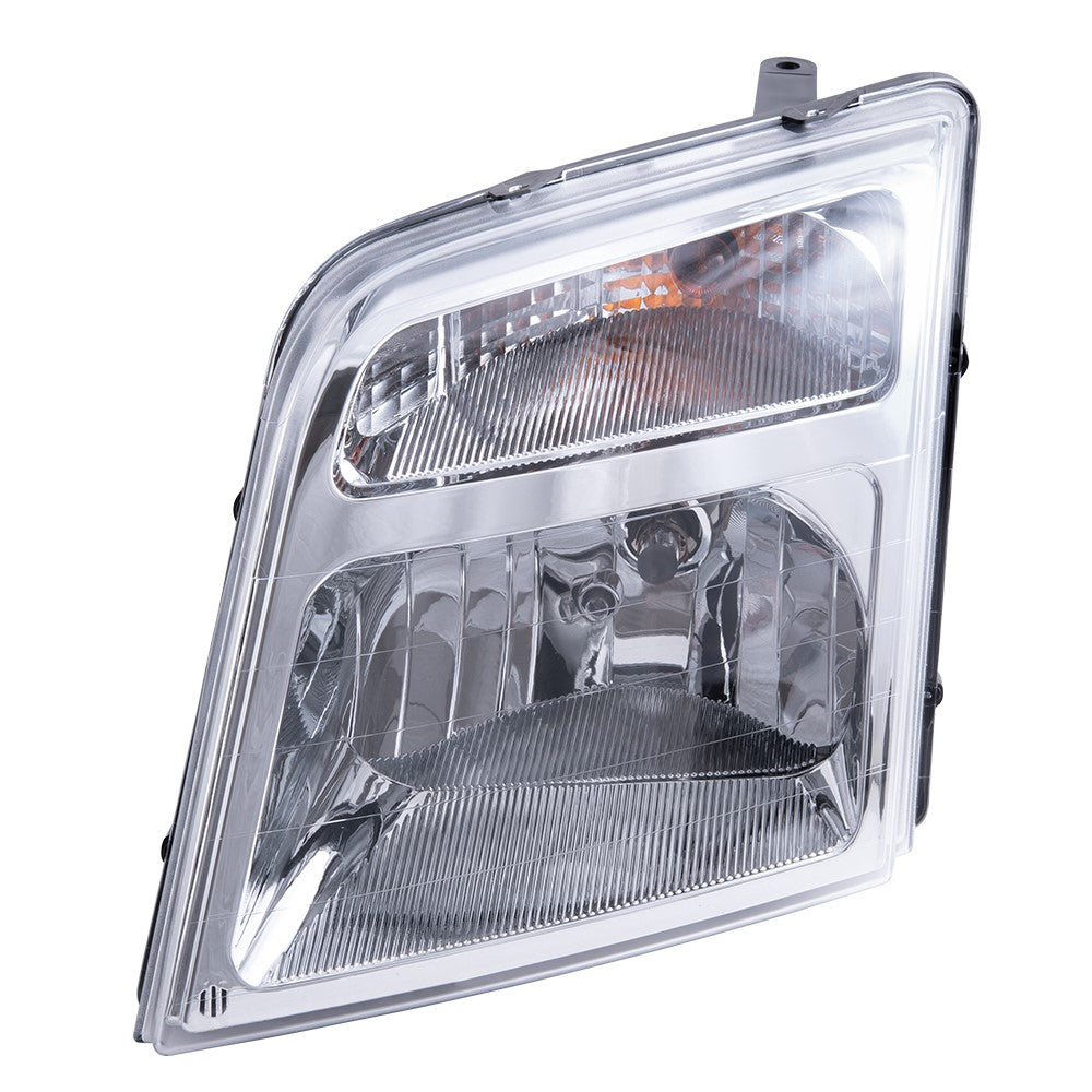 Brock Aftermarket Replacement Driver Left Halogen Combination Headlight Assembly CAPA Certified