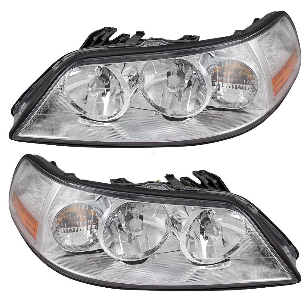 Headlight for 2003-2004 Town Car 4W1Z13008AB Set