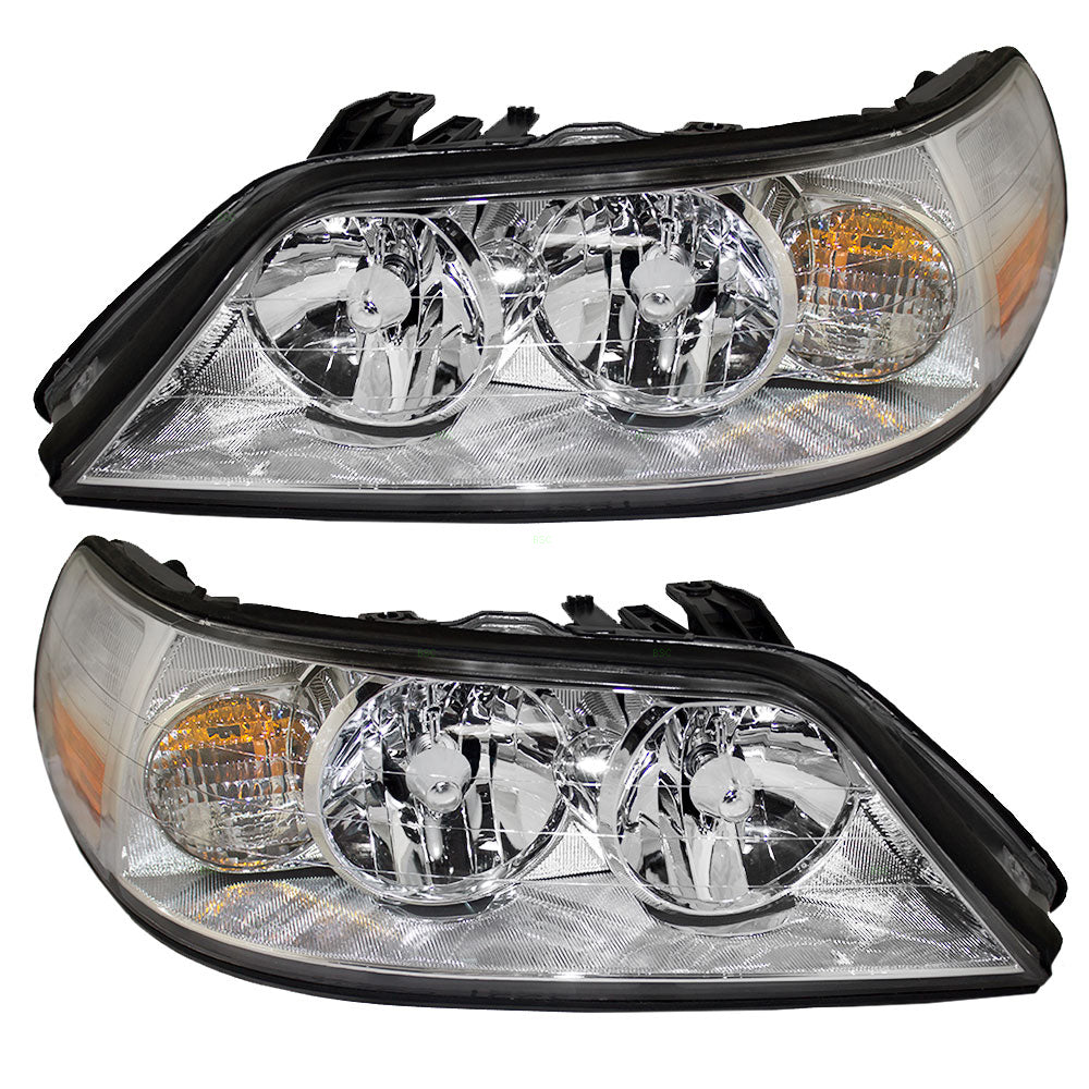 Headlight for 2005-2011 Town Car 6W1Z13008AB Set
