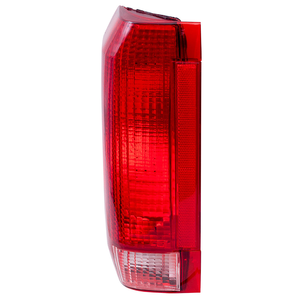 Brock Aftermarket Replacement Driver Left Tail Light Unit Compatible With 1990-1996 Ford F-150 Styleside Built From 10/1989