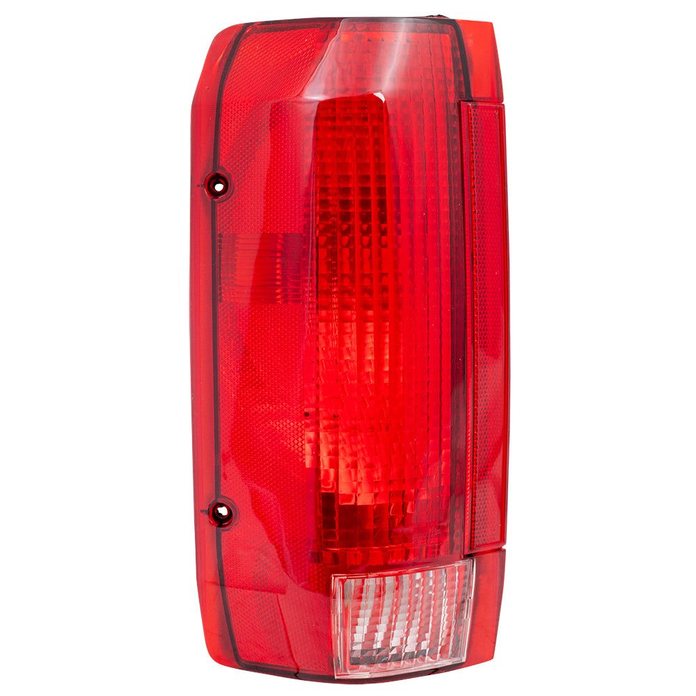 Brock Aftermarket Replacement Driver Left Tail Light Unit Compatible With 1990-1996 Ford F-150 Styleside Built From 10/1989