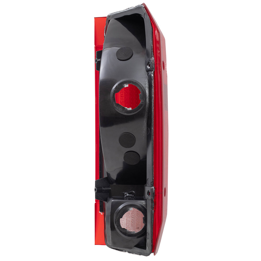 Brock Aftermarket Replacement Driver Left Tail Light Unit Compatible With 1990-1996 Ford F-150 Styleside Built From 10/1989
