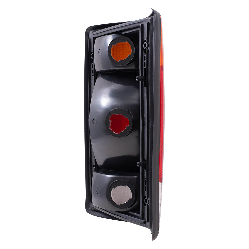 Brock Replacement Drivers Taillight Tail Lamp Compatible with 1992-1994 E150 E250 E350 Econoline Van F2UZ 13405 A
