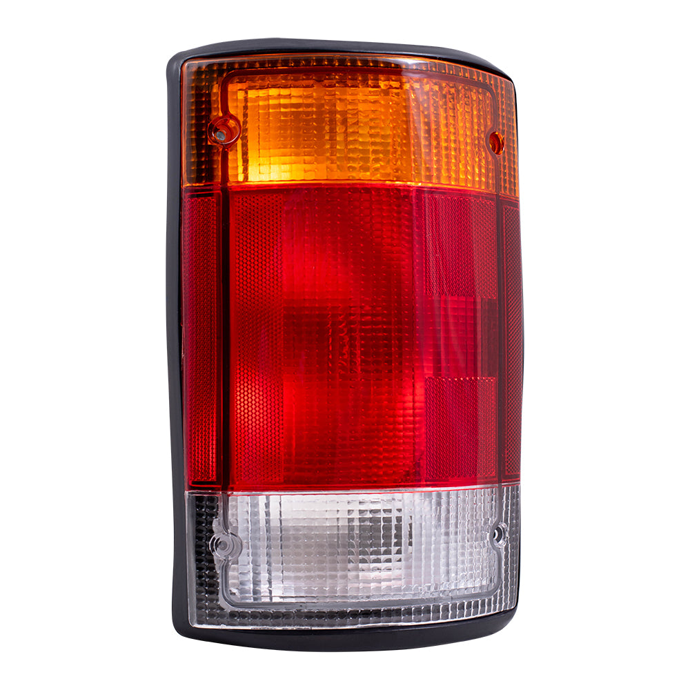 Brock Replacement Passengers Taillight Tail Lamp Compatible with 1992-1994 E150 E250 E350 Econoline Van F2UZ 13404 A
