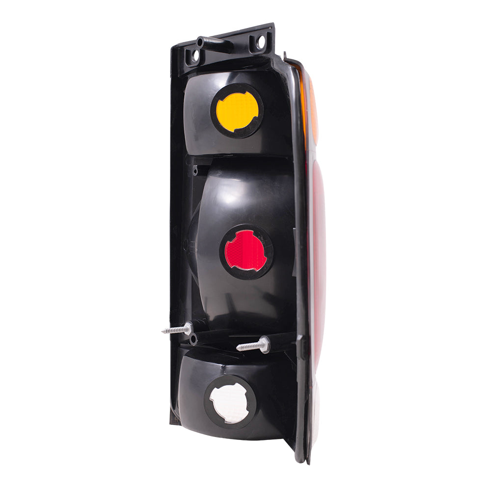 Brock Aftermarket Replacement Driver Left Combination Tail Light Unit Compatible with 1995-1997 Ford Explorer