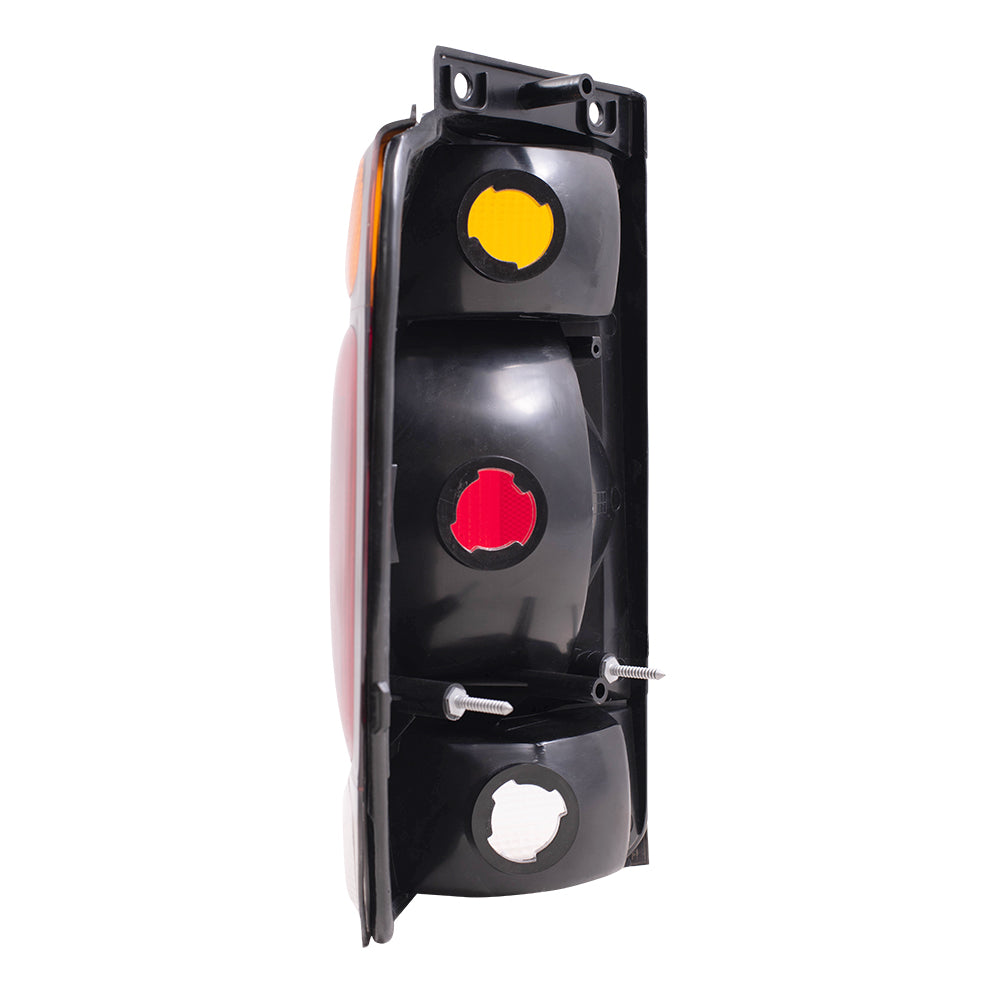 Brock Aftermarket Replacement Passenger Right Combination Tail Light Unit Compatible with 1995-1997 Ford Explorer