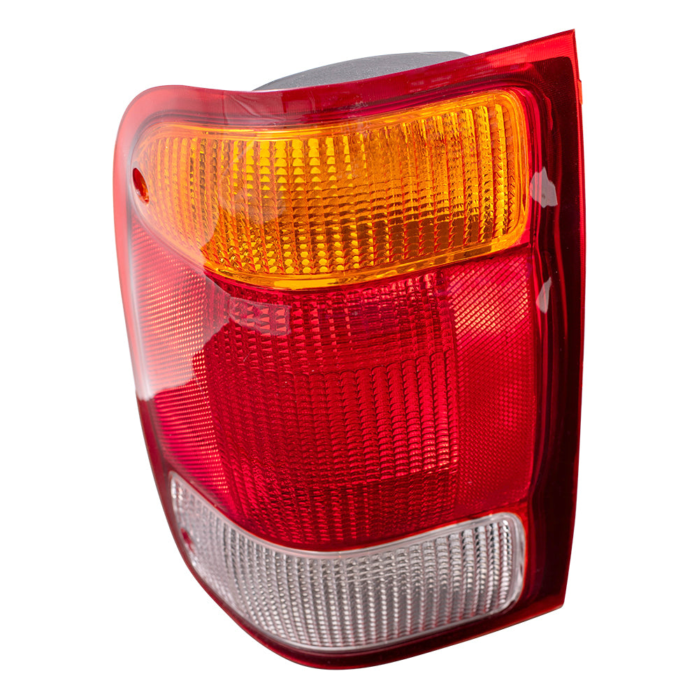 Brock Replacement Drivers Taillight Tail Lamp Compatible with 1998-1999 Ranger Pickup Truck F87Z13405BA