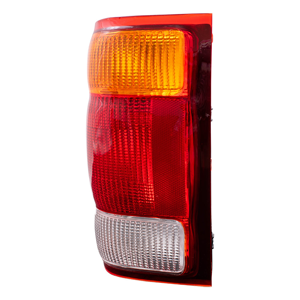 Brock Replacement Drivers Taillight Tail Lamp Compatible with 1998-1999 Ranger Pickup Truck F87Z13405BA
