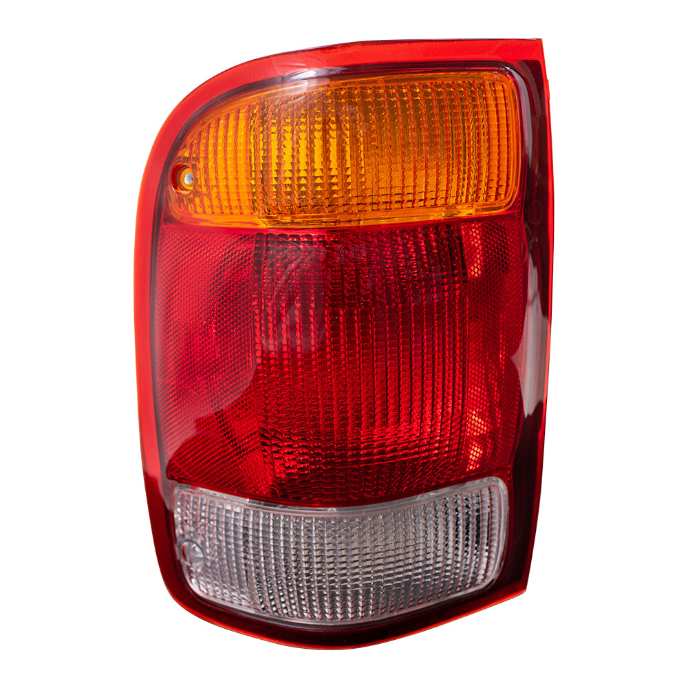 Brock Replacement Drivers Taillight Tail Lamp Compatible with 1998-1999 Ranger Pickup Truck F87Z13405BA