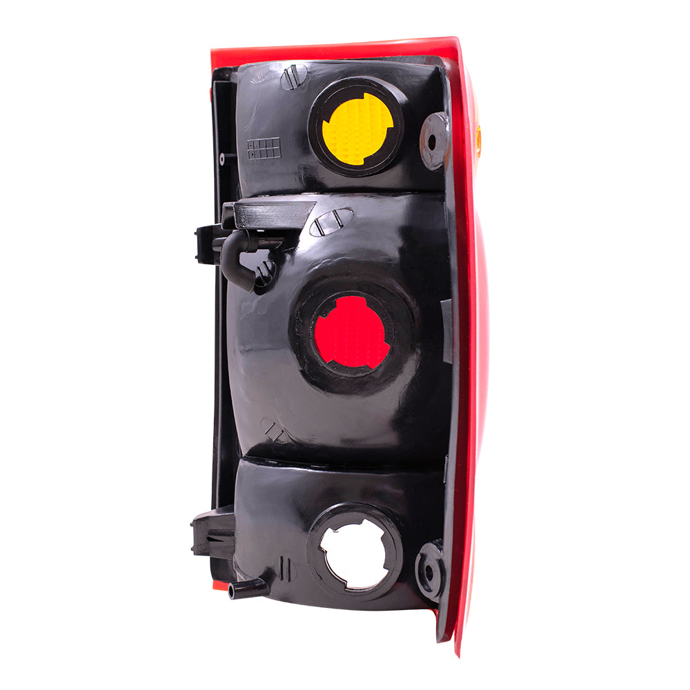 Brock Replacement Drivers Taillight Tail Lamp Compatible with 1998-1999 Ranger Pickup Truck F87Z13405BA