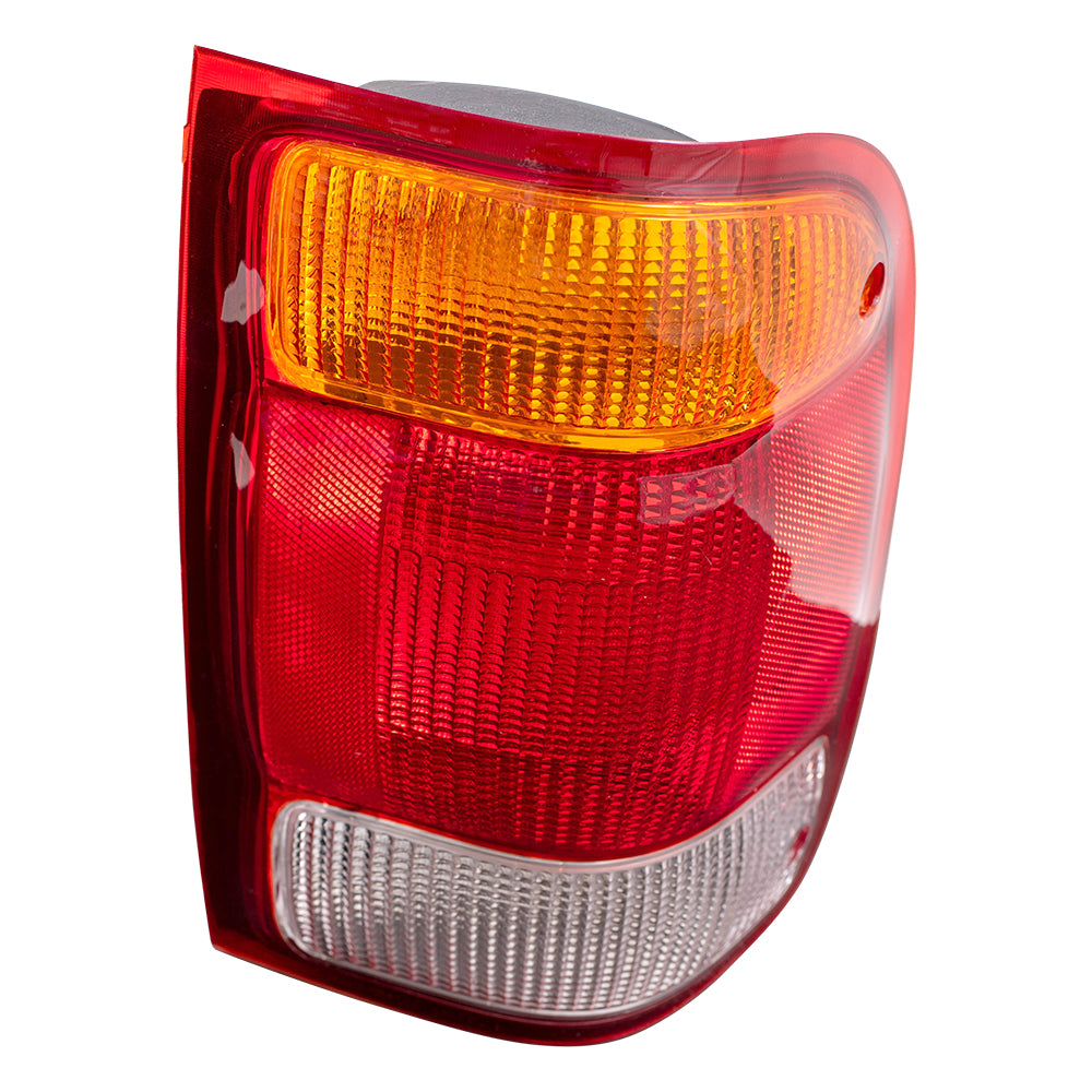 Brock Replacement Passengers Taillight Tail Lamp Compatible with 1998-1999 Ranger Pickup Truck F87Z13404BA