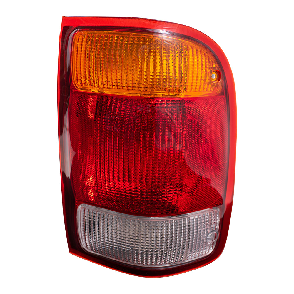 Brock Replacement Passengers Taillight Tail Lamp Compatible with 1998-1999 Ranger Pickup Truck F87Z13404BA