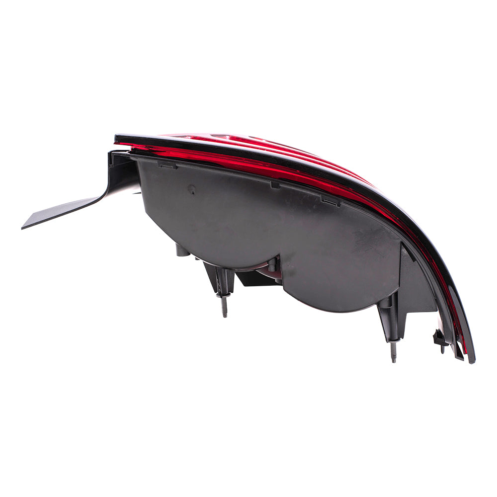 Tail Light for 1998-2011 Crown Victoria Red Lens Black Trim 2 Bulbs 8W7Z13404A Right FO2801160