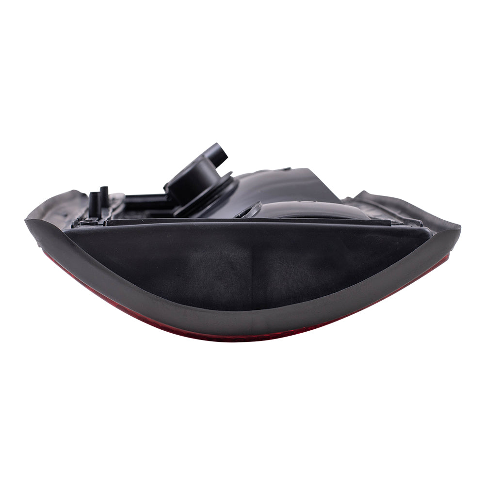 Brock Replacement Drivers Taillight Tail Lamp Compatible with 2004-2014 E150 E250 E350 E450 Van 5C2Z13405AA