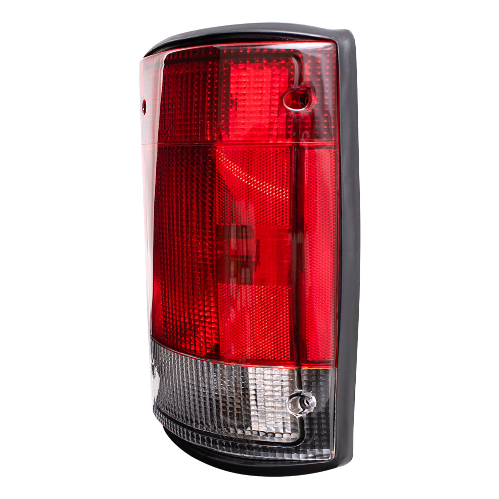 Brock Replacement Passengers Taillight Tail Lamp Compatible with 2004-2014 E-Series Van 2004-2005 Excursion 5C2Z13404AA