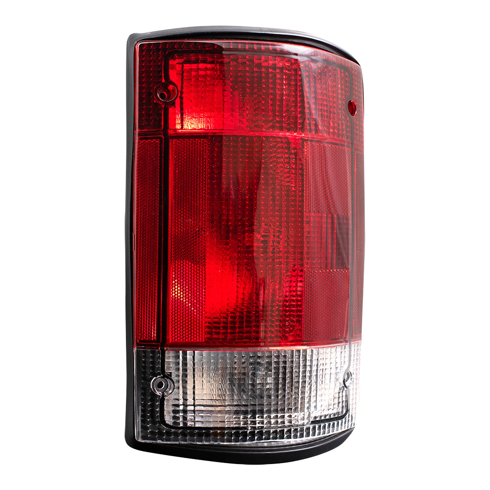 Brock Replacement Passengers Taillight Tail Lamp Compatible with 2004-2014 E-Series Van 2004-2005 Excursion 5C2Z13404AA