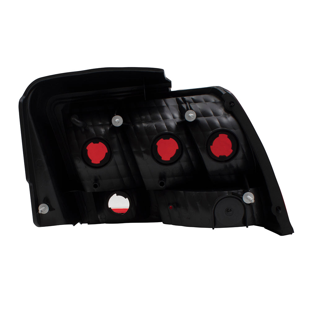 Brock Replacement Drivers Taillight Tail Lamp Unit Compatible with 1999-2004 Mustang GT Bullitt Mach I Base 3R3Z 13405 AA