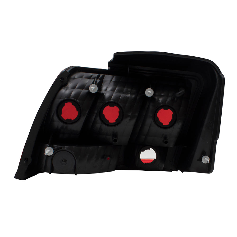 Brock Replacement Passengers Taillight Tail Lamp Compatible with 1999-2004 Mustang GT Mach I Bullitt Base 3R3Z 13404 AA