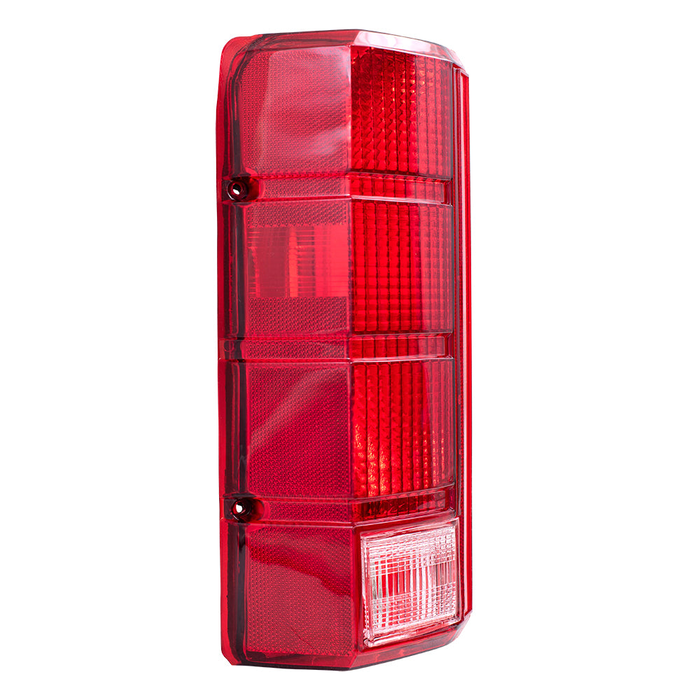 Brock Replacement Drivers Taillight Tail Lamp Compatible with 1980-1986 F150 F250 F250 Styleside Pickup Truck Bronco E4TZ13405B