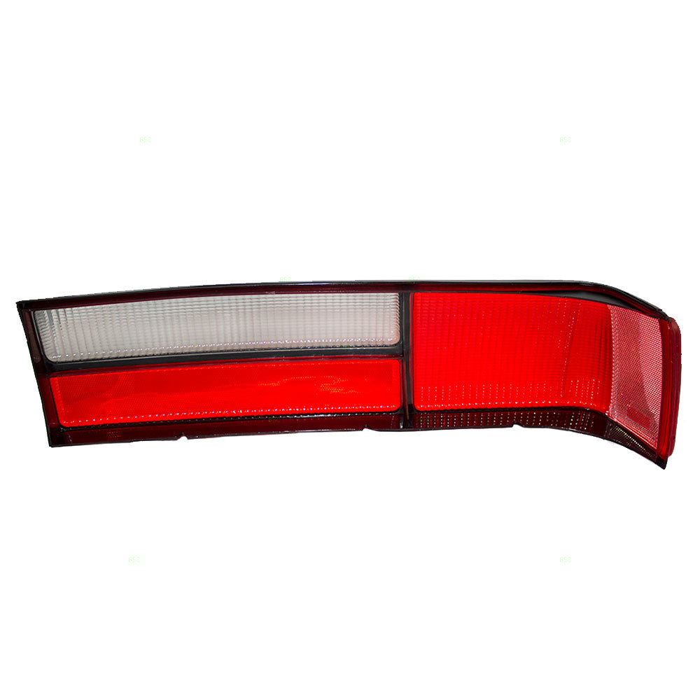 Brock Replacement Drivers Taillight Taillamp Lens Compatible with 1987-1993 Mustang LX Fox Body E7ZZ13451A