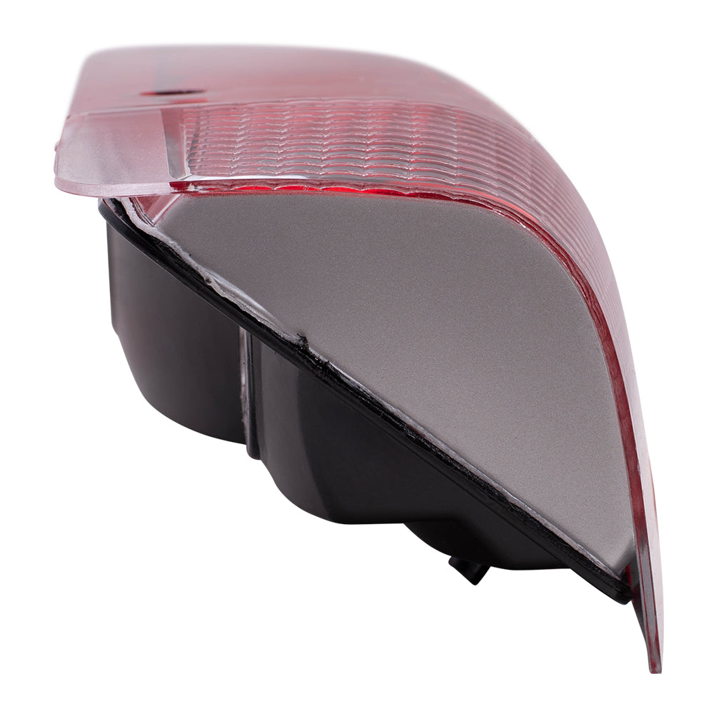 Brock Replacement Drivers Taillight Tail Lamp Lens Compatible with 1987-1989 F-Series Styleside Pickup Truck Bronco E7TZ13405A