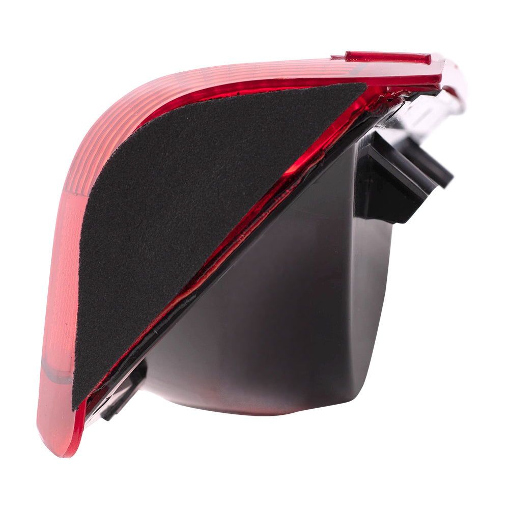 Brock Replacement Passengers Taillight Tail Lamp Lens Compatible with 1987-1989 F Series Styleside Pickup Truck Bronco E7TZ13404A