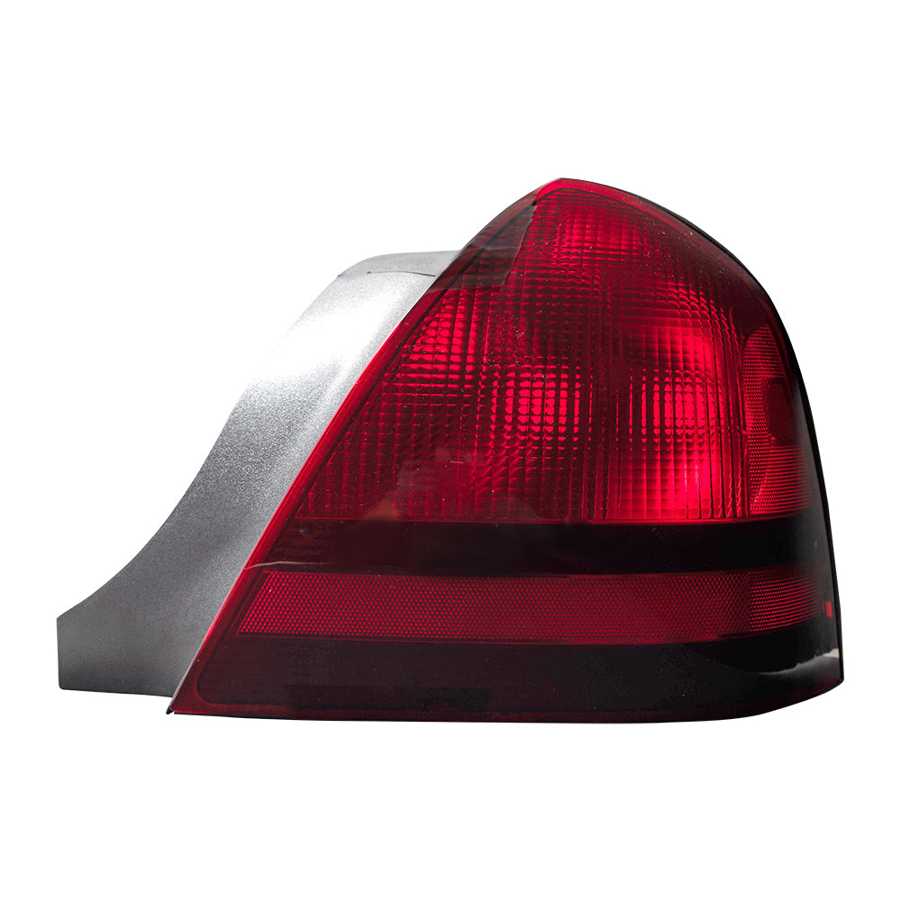 Brock Replacement Passengers Taillight Quarter Panel Mounted Lens Compatible with 2003-2011 Grand Marquis 3W3Z13404AB