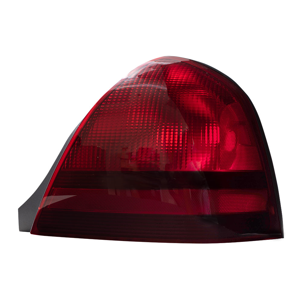 Brock Replacement Passengers Taillight Quarter Panel Mounted Lens Compatible with 2003-2011 Grand Marquis 3W3Z13404AB