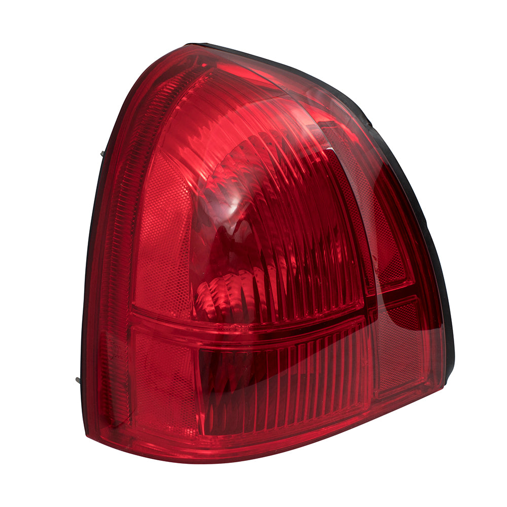 Brock Replacement Drivers Taillight Tail Lamp Compatible with 2003-2011 Town Car 3W1Z13405AA