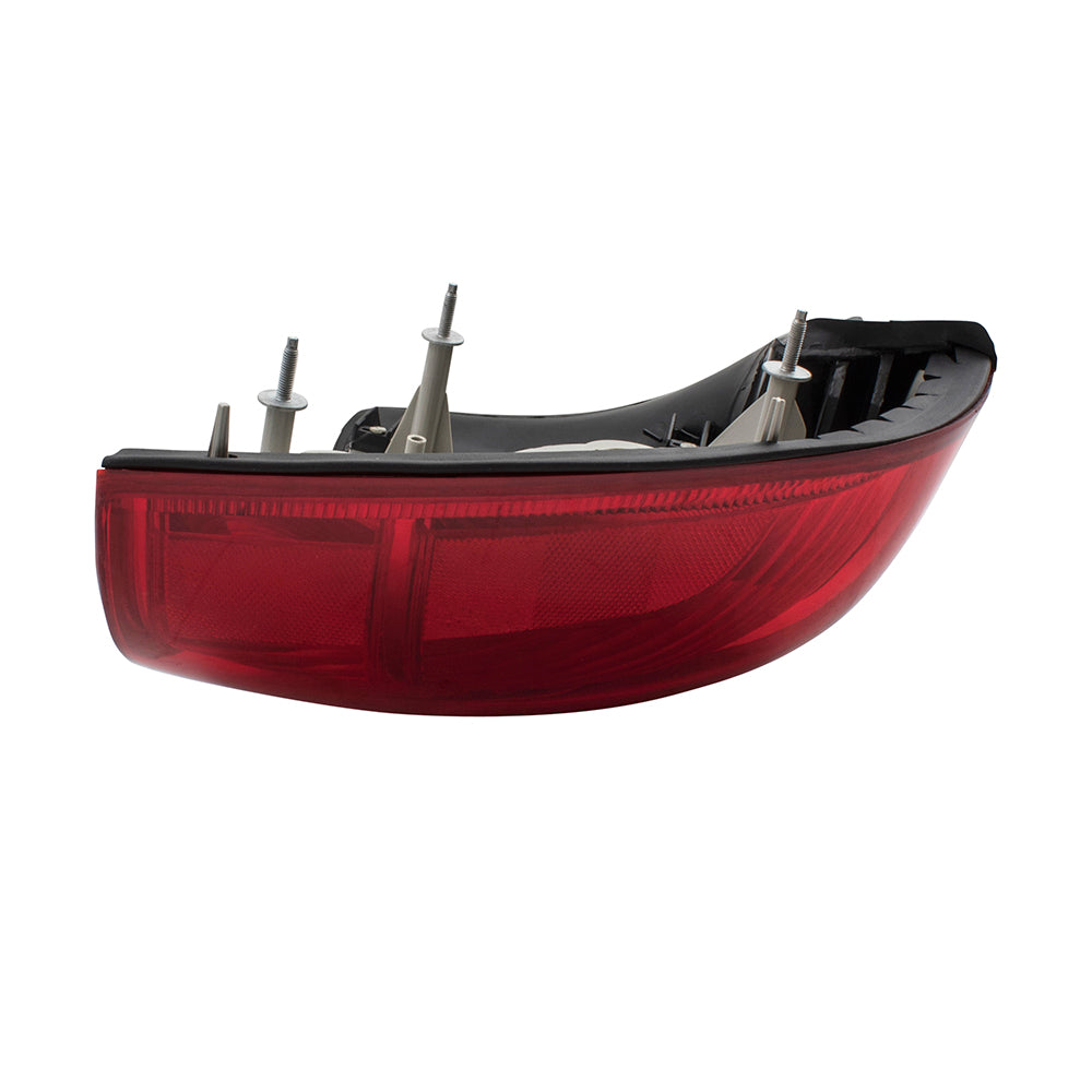 Brock Replacement Drivers Taillight Tail Lamp Compatible with 2003-2011 Town Car 3W1Z13405AA
