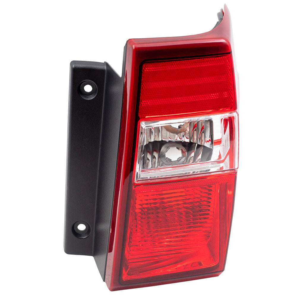 Brock Replacement Passengers Taillight Tail Lamp Lens & Housing Unit Compatible with 07-17 Expedition 7L1Z13404AA