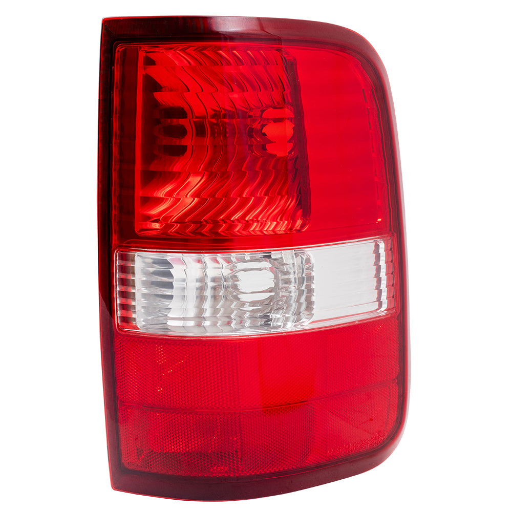 Brock Aftermarket Replacement Passenger Right Tail Light Unit Compatible With 2004-2008 Ford F-150 Styleside